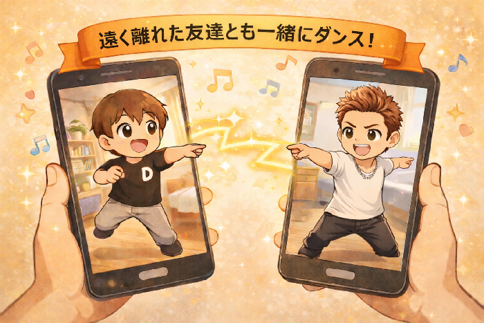 友達と動画を結合してSNSに投稿